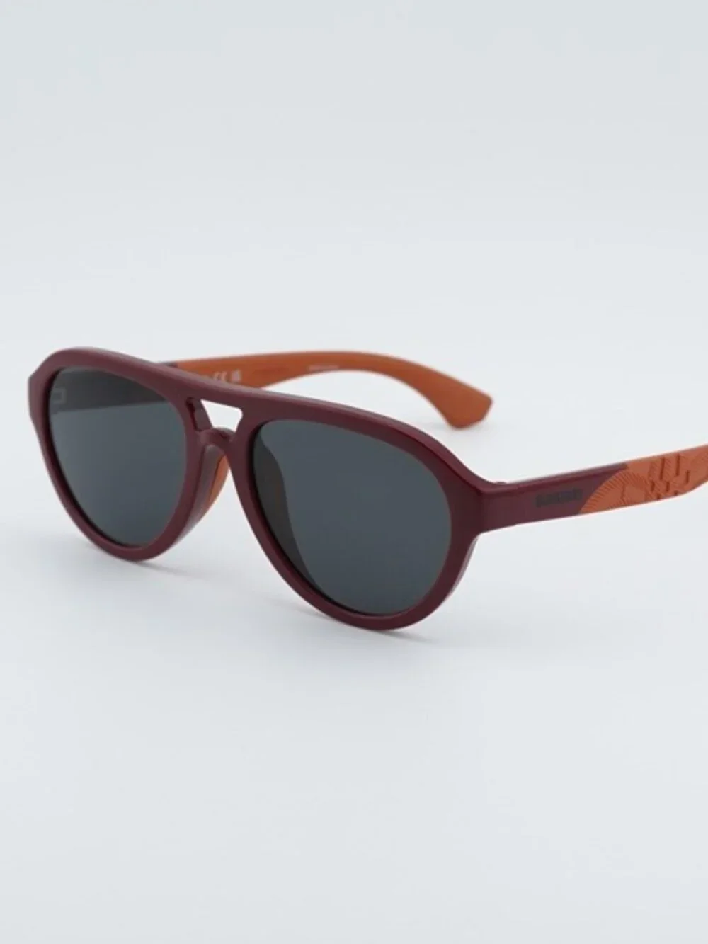 Burberry Kids JB4005U 418187 Sunglasses Red Aviator Frame, Grey Lenses